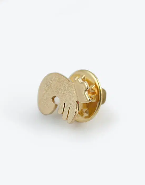 Saltaire Tie Pin in Brass - Image 2