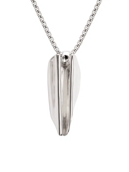 modern handmade pendant in sterling silver by Zoe Davidson, Stromness, Orkney, Scotland