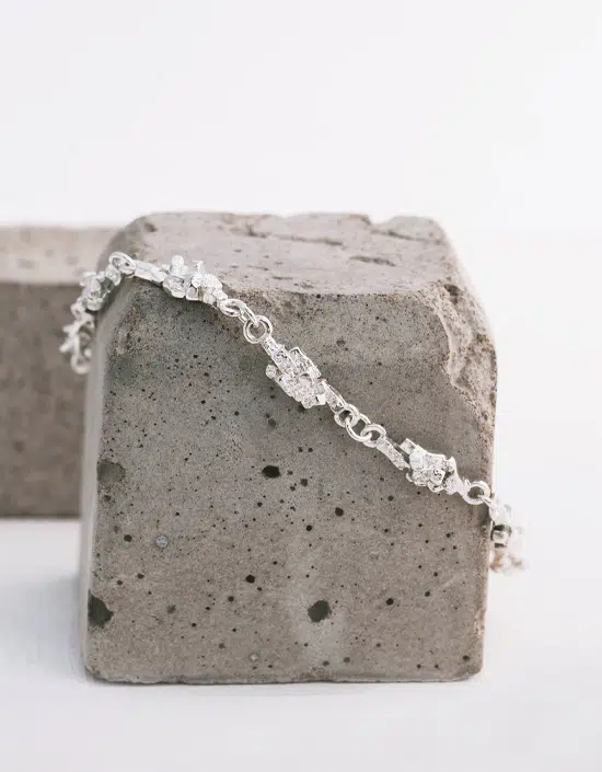 A beautiful hand made sterling silver bracelet perfect for any occasion.