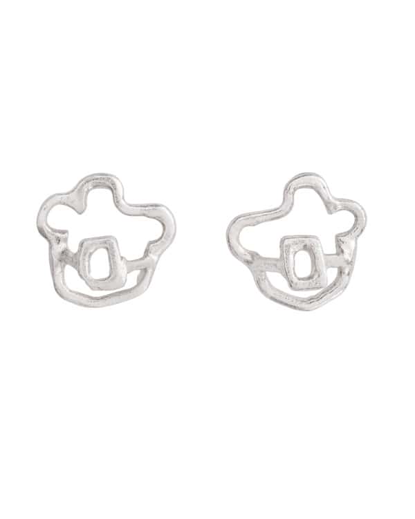 Skara Brae Mini Workshop Stud Earrings by Zoe Davidson Jewellery, Orkney Scotland