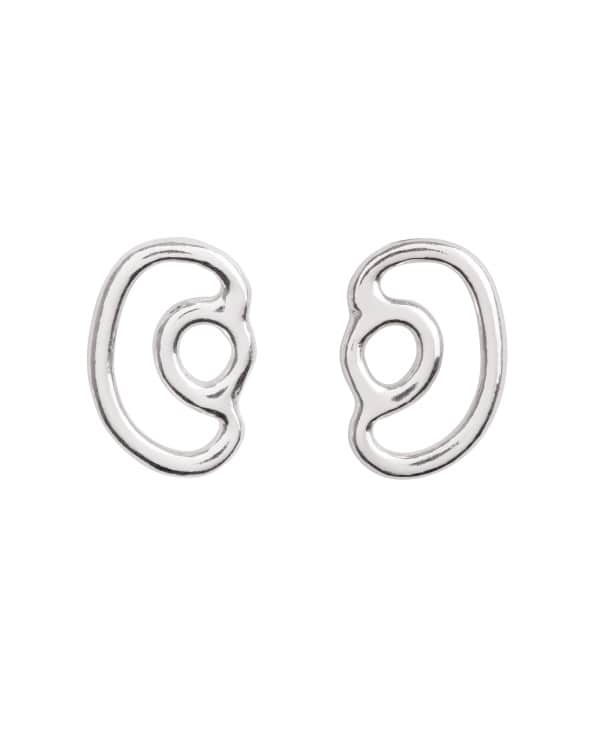 Skara Brae Workshop Stud Earrings by Zoe Davidson Jewellery Stromness, Orkney, Scotland