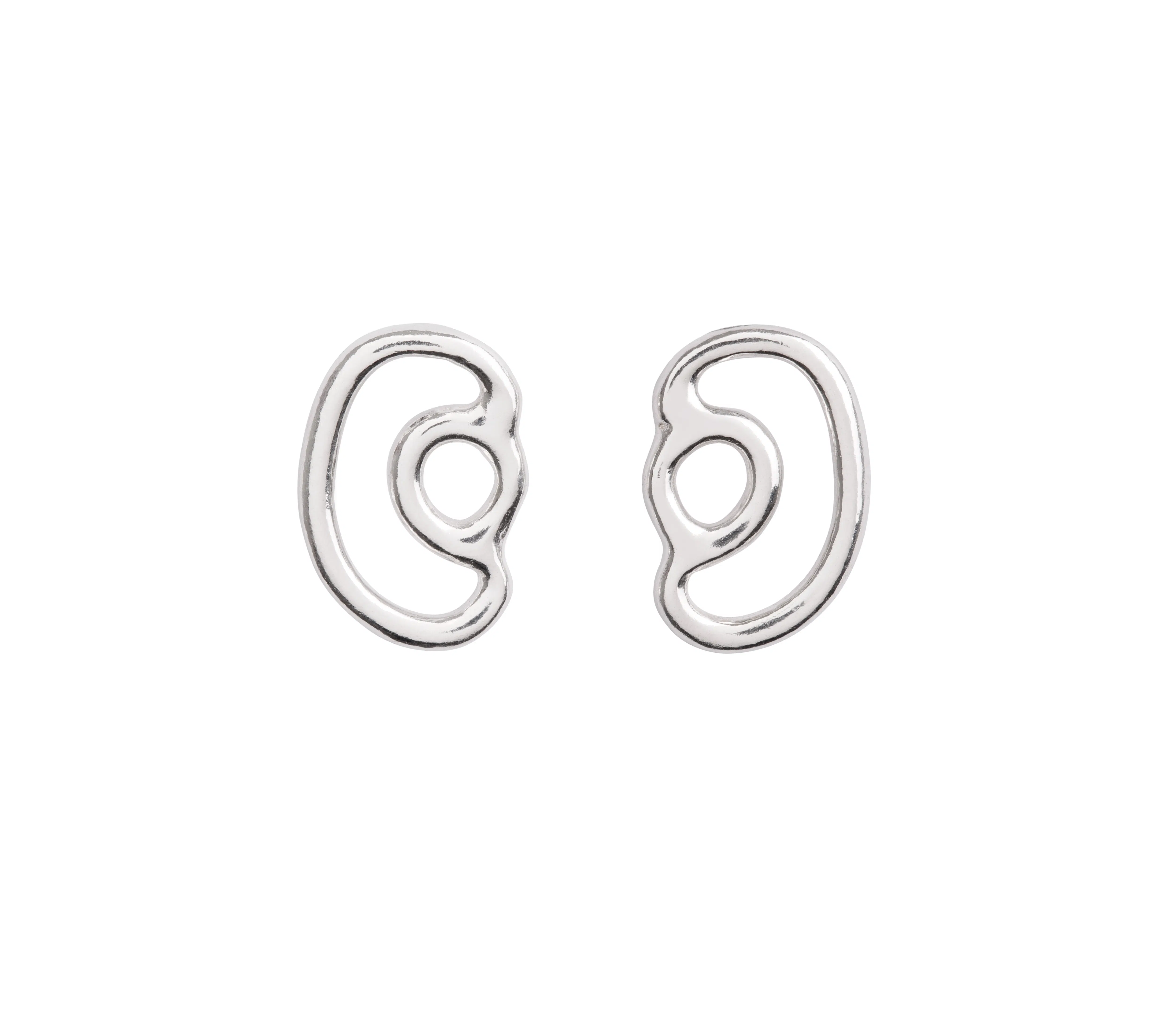 Skara Brae Workshop Stud Earrings by Zoe Davidson Jewellery Stromness, Orkney, Scotland