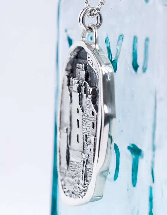 Stromness Houses Pendant made in sterling silver by Zoe in Stromness, Orkney, Scotland