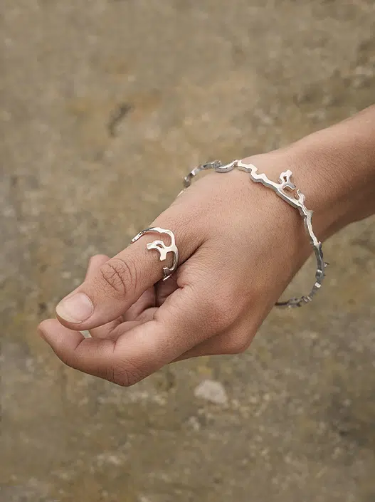 Designer Ring, Skara Brae, House 1 ring, Designed by Zoe Davidson, Stromness, Orkney