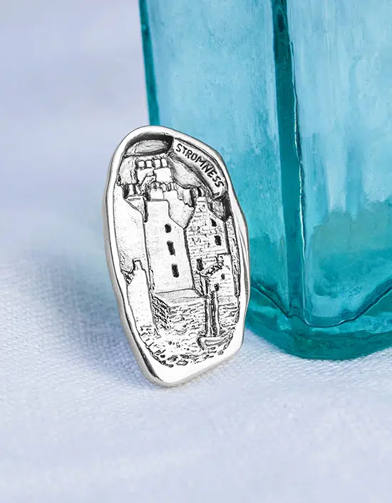 Stromness Houses Pendant Brooch sterling silver by Zoe in Stromness, Orkney, Scotland