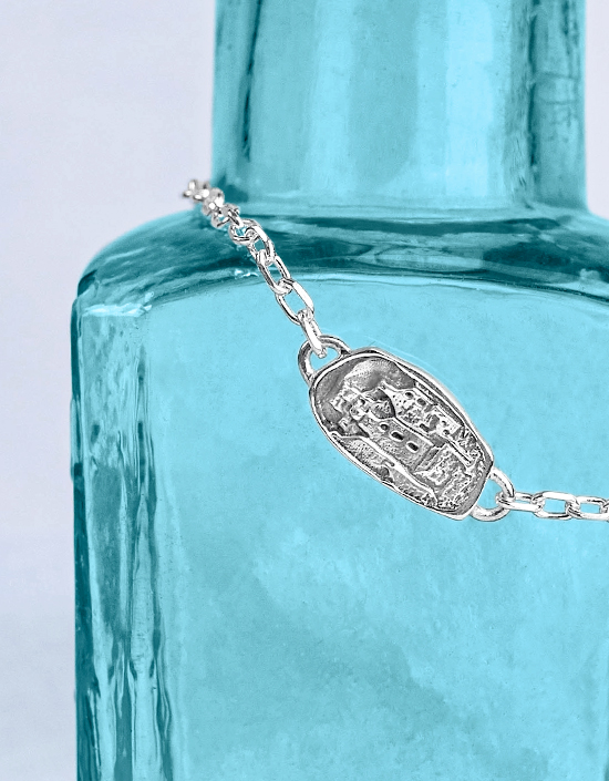 Stromness Hooses Bracelet made in sterling silver by Zoe in Stromness, Orkney, Scotland